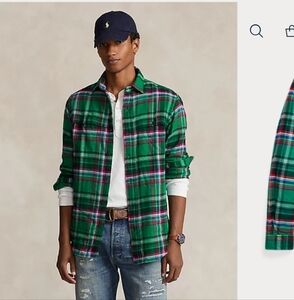 Ralph Lauren mens plaid button down